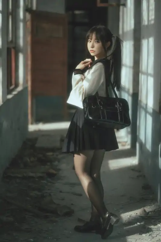 新人网红六味帝皇酱- 废墟上露出的JK少女 [52P/776M]